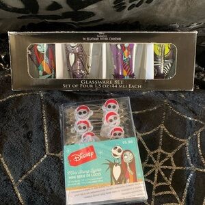 Nightmare Before Christmas Shot Glasses‎ and String of Lights Bundle